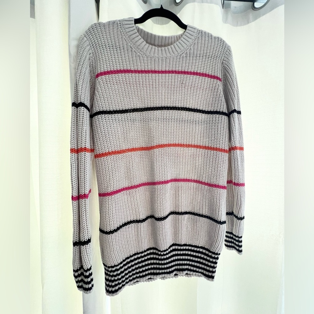 Striped sweater size large